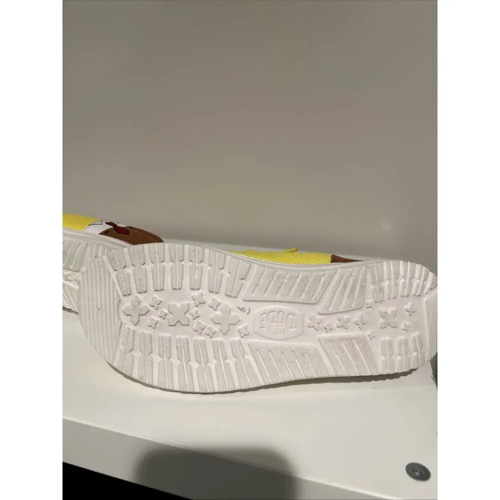 Hey Dude Spongebob Squarepants Size J4 Yellow